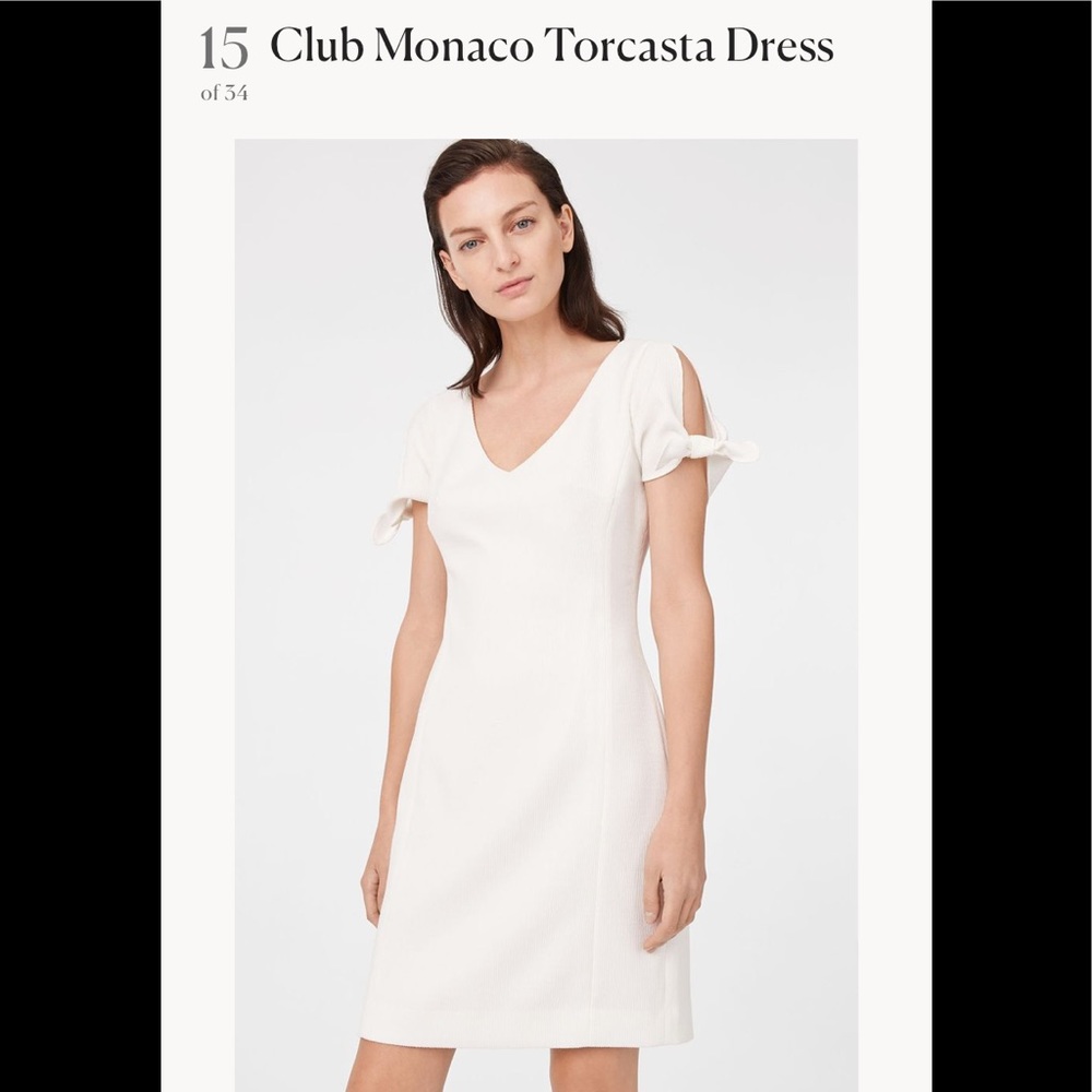 Club Monaco Torcasta White Dress